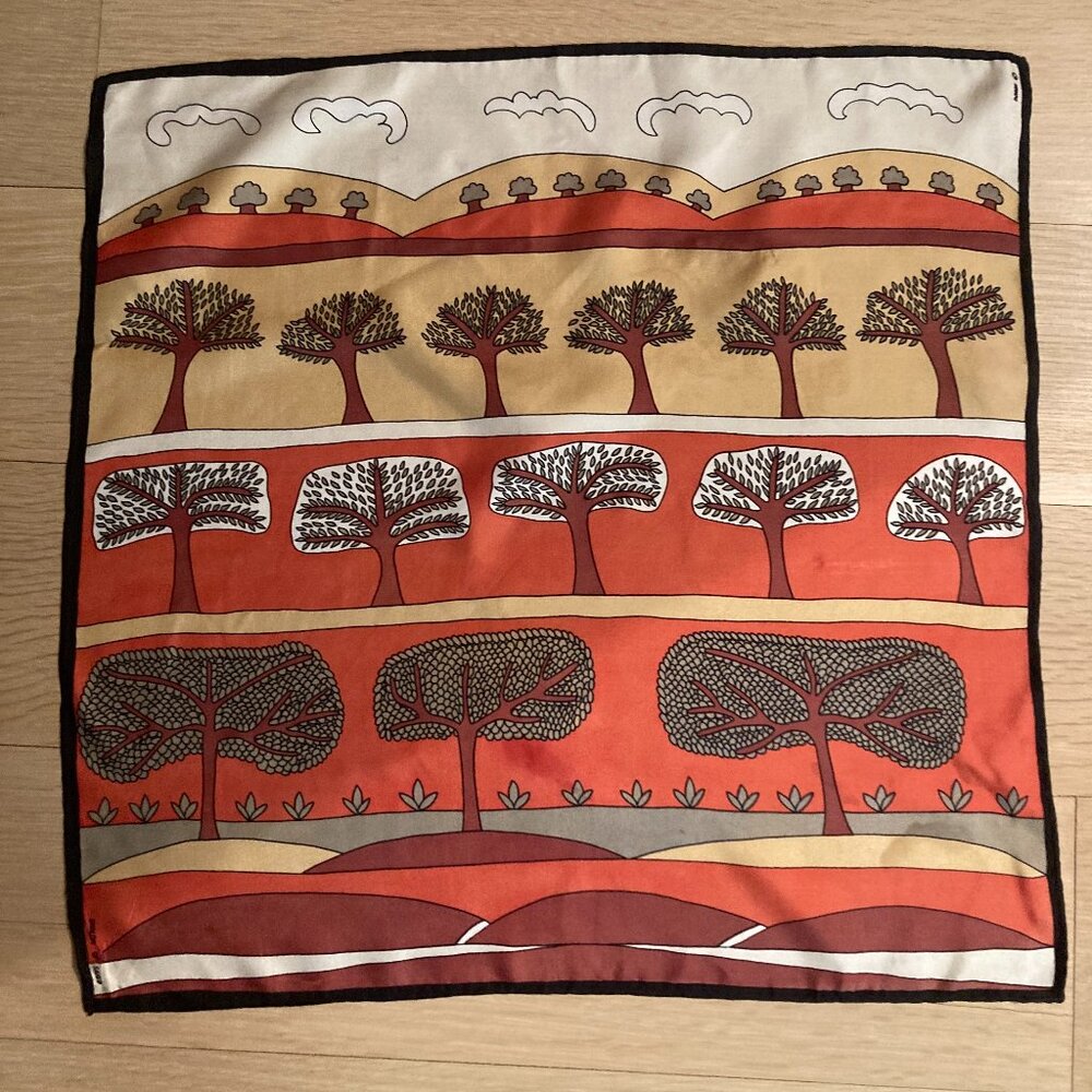 Shalom of Safed Silk Scarf